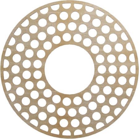 Ekena Millwork Fink Wood Fretwork Pierced Ceiling Medallion, Hickory, 26"OD x 9 1/2"ID x 1/4"T CMWP26X26X0250FFHI